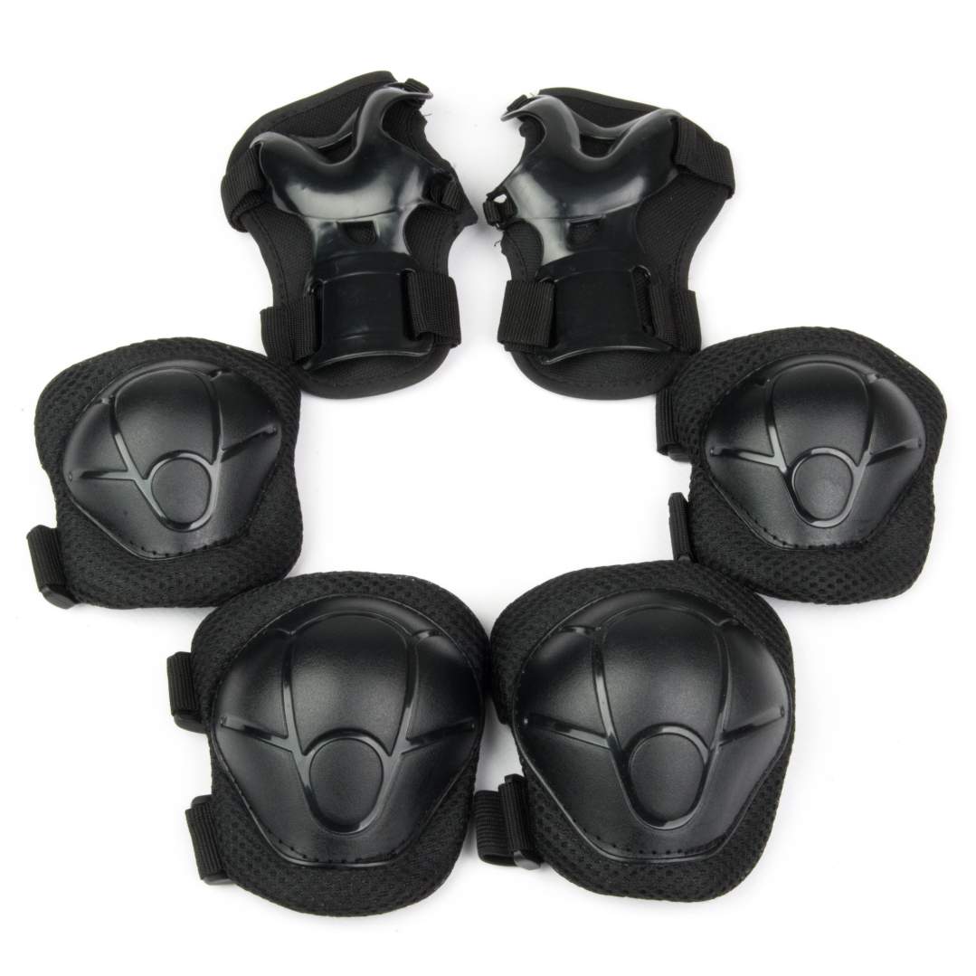 Защита детская (комплект) HE05044 (M) черная 