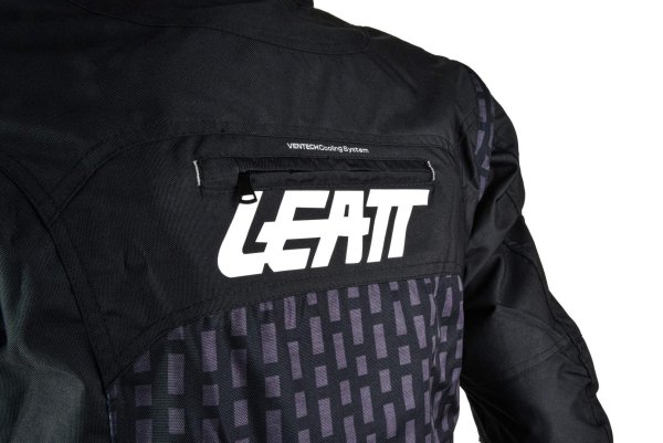 Куртка мото LEATT #10 black (текстиль) (L)